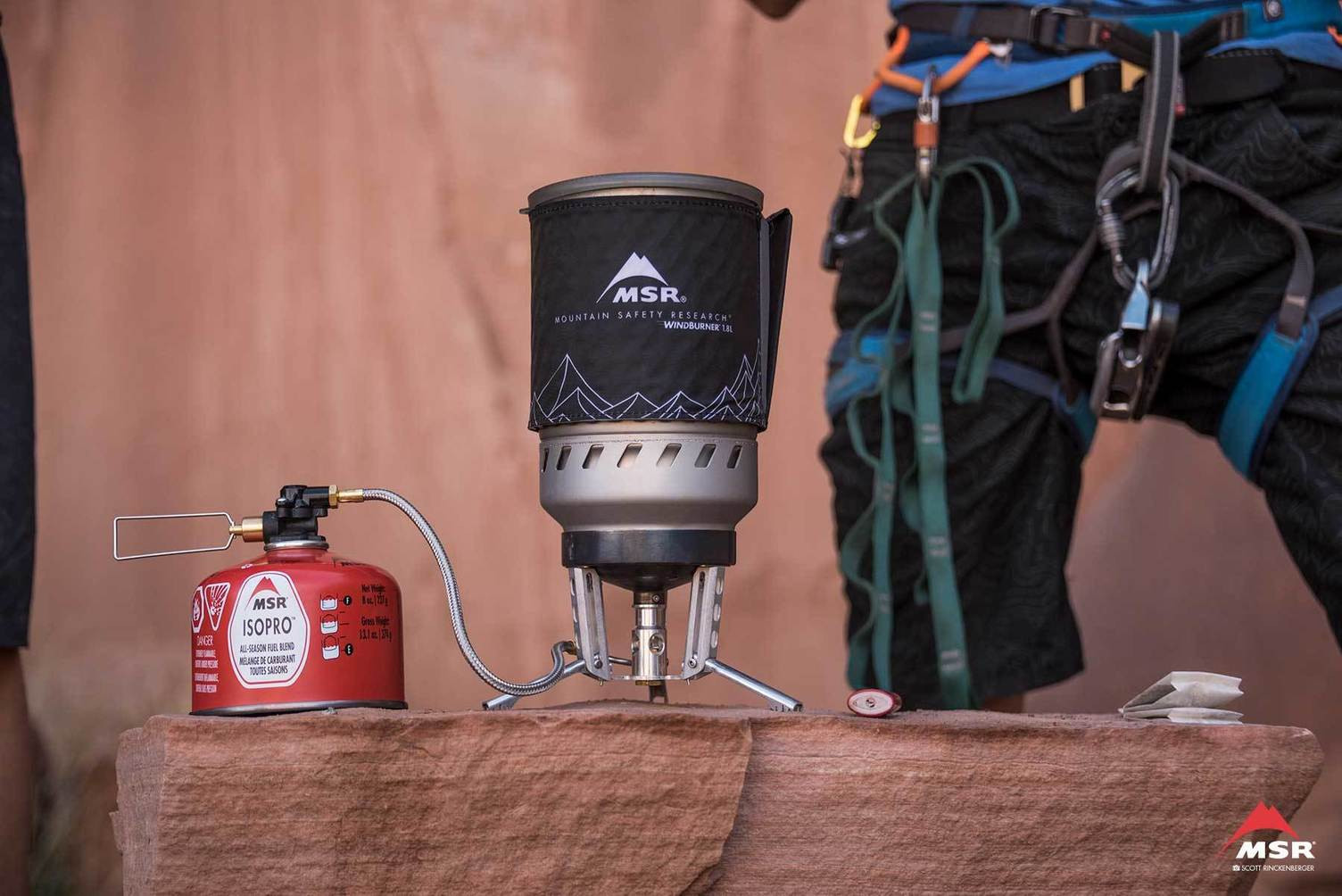 Msr WindBurner Duo System - Windproof, modular stove system for two backpackers, minimalist 