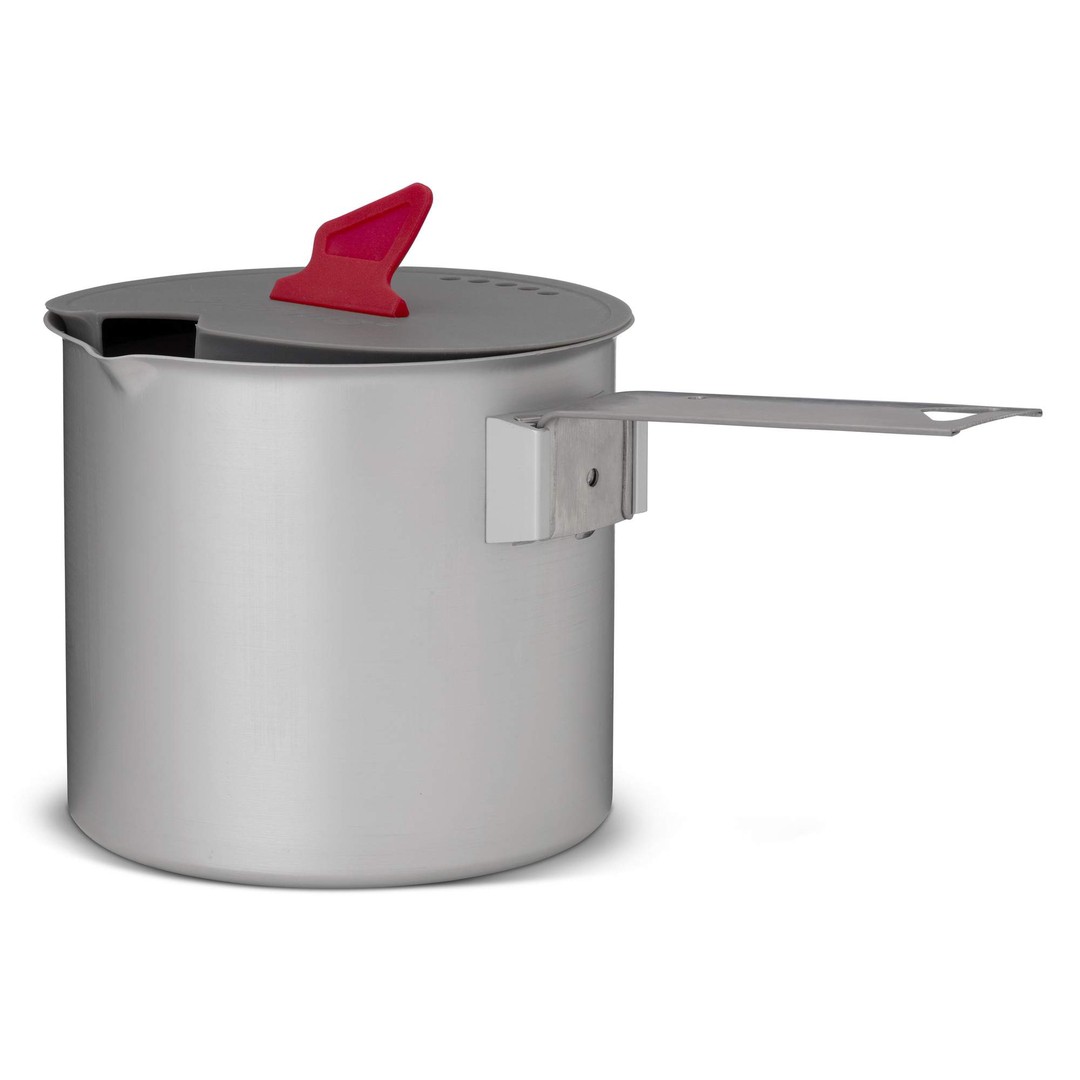 Primus Essential Trek Pot 0.6 L: Hard anodised aluminium pan with lid