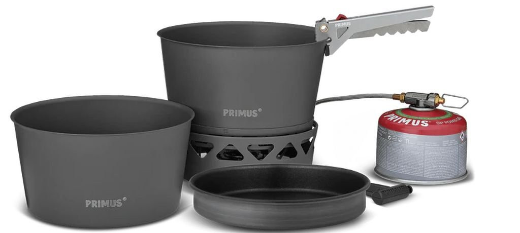 Kit de cuisine familial 2-5 pers Primus Primetech Stove Set 2x2.3L  w. pan