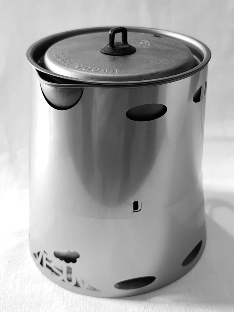 Pare-vent Vesuv Titanium Windshield for Toaks Pots 700 ml-diam 115 mm