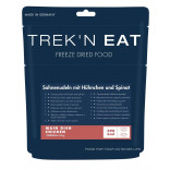 Poulet à la crème, pâtes et épinards - Trek’n eat