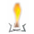 Titanium solid fuel stove