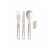 Sea to Summit Detour Stainless Steel Cutlery Set - 3 pièces