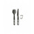 Sea to Summit Frontier UL Cutlery Set-Spork & Knife