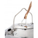 Small camping kettle Campfire Kettle 0.9L Stainless Steel