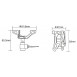 Dimensions réchaud à Gaz BRS 3000T