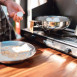 Stainless steel camping frying pan Primus Campfire Frying Pan 21 cm