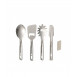  Sea to Summit Detour Stainless Steel Utensil Set - 4 pieces - Grey