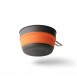 Popote in hard anodised aluminium and silicone Sea To Summit Frontier UL Collapsible Pot 1 L - Orange